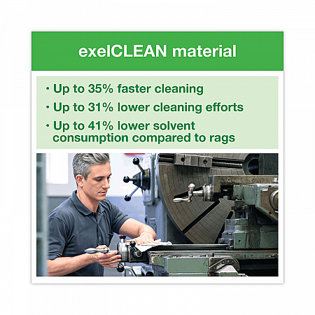 Industrial Cleaning Cloths, 1-Ply, 16.34 x 14, Gray, 210 Wipes/Box (520374)
