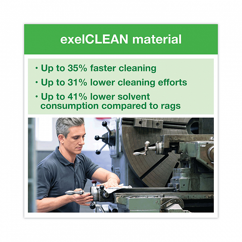 Industrial Cleaning Cloths, 1-Ply, 16.34 x 14, Gray, 210 Wipes/Box (520374)