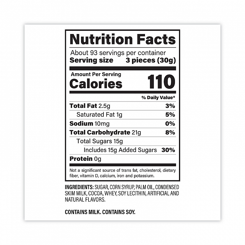 Tub, Approximately 280 Individually Wrapped Rolls, 6.75 lb Tub (20900112)