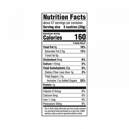 Chips Ahoy Chocolate Chip Cookies, 3 Resealable Bags, 3 lb 6.6 oz Box (22000425)