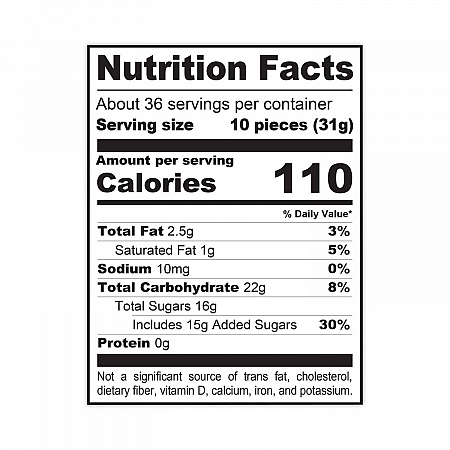 Midgees, Original, 38.8 oz Bag, 360 Pieces (7806)