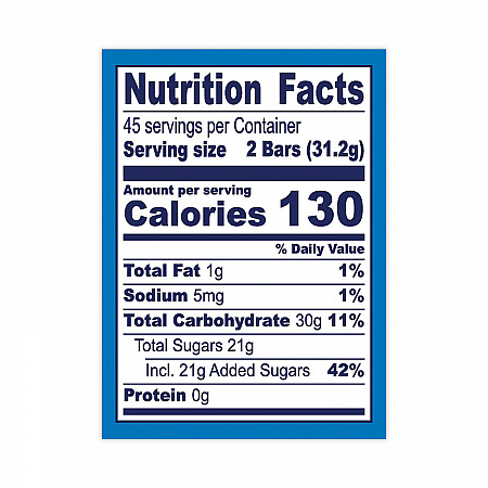 Variety Box, Assorted Flavors, 0.55 oz Bar, 90/Carton (22000705)
