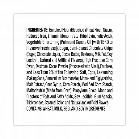 Big Chocolate Brownie, 2.5 oz Packet, 2 Brownies/Pack, 60 Packs/Carton (29500062)