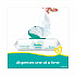 Sensitive Baby Wipes, 1-Ply, 6.8 x 7, Unscented, White, 56/Pack, 8 Packs/Carton (87076)