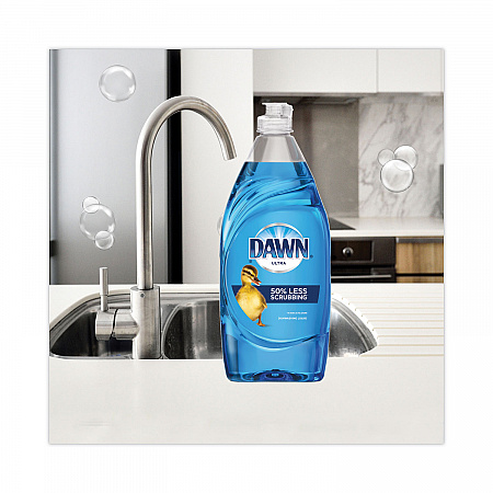 Ultra Liquid Dish Detergent, Dawn Original Scent, 38 oz Bottle, 8/Carton (01301)