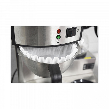 Basket Filters for Drip Coffeemakers, 10 to 12 Cup Size, White, 200/Pack (CPF200)