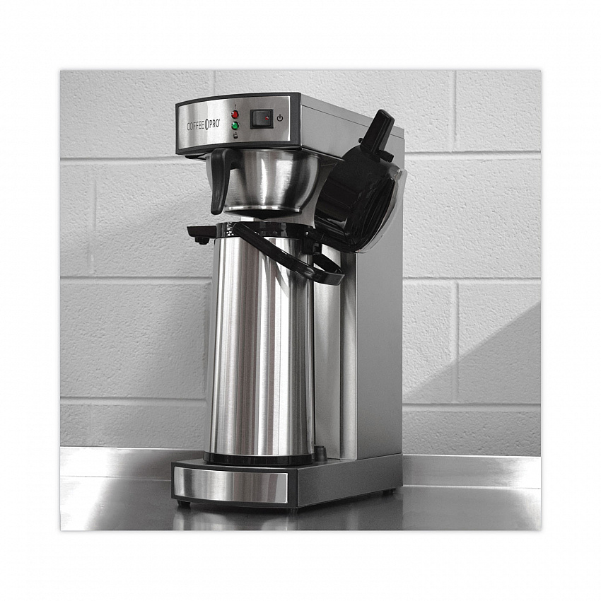 Air Pot Brewer, 75 oz, 8.75 x 14.75 x 21.25, Stainless Steel (CPRLA)