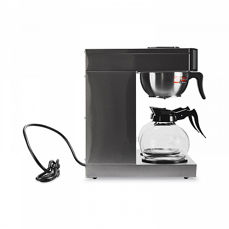 Three-Burner Low Profile Institutional Coffee Maker, 36-Cup, Stainless Steel (CPRLG)