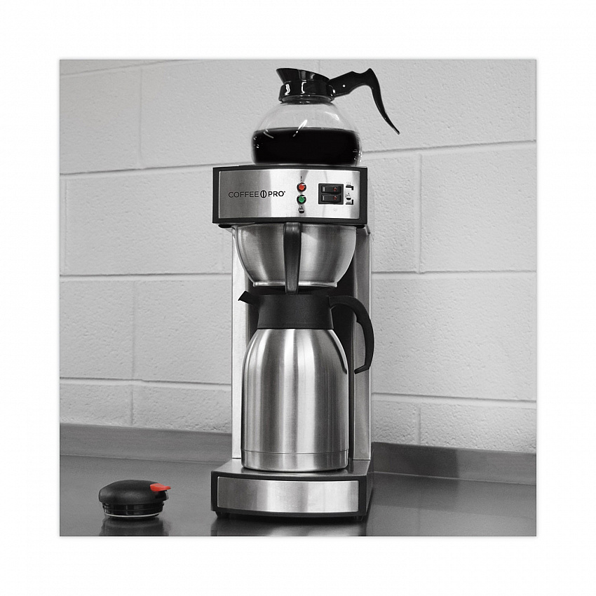 Thermal Institutional Brewer, 12-Cup, 15.5 x 14.75 x 17, Stainless Steel (CPRLT)