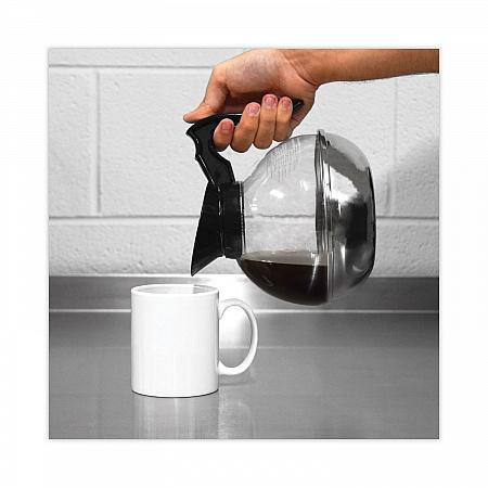 Unbreakable Regular Coffee Decanter, 60 oz, Black Handle (CPU12)