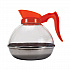 Unbreakable Decaffeinated Coffee Decanter, 60 oz, Orange Handle (CPU13)