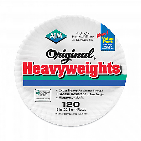 Original Heavyweights Paper Plates, 9
