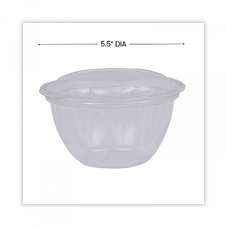 Renewable and Compostable Containers, 18 oz, 5.5