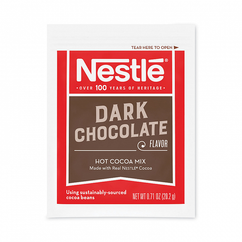 Hot Cocoa Mix, Dark Chocolate, 0.71 Packets, 50 Packets/Box, 6 Boxes/Carton (70060CT)