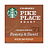 Whole Bean Coffee, Pike Place Roast, 1 lb Bag, 6/Carton (11017854CT)