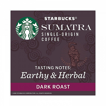 Sumatra Coffee K-Cups, Sumatra, 0.4 oz K-Cup, 96/Box (12565254CT)