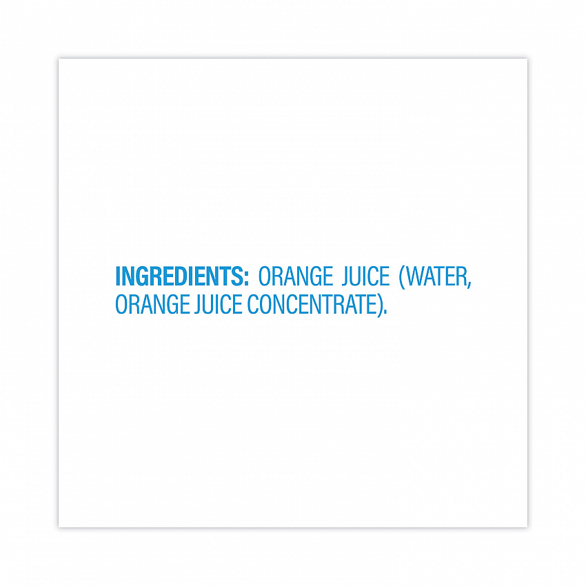 100% Juice, Orange, 4 oz Cup, 48/Box (30700001)