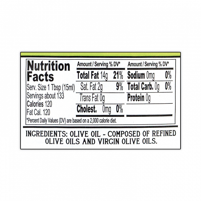 Extra Light Tasting Olive Oil, 2 L Bottle (22000804)