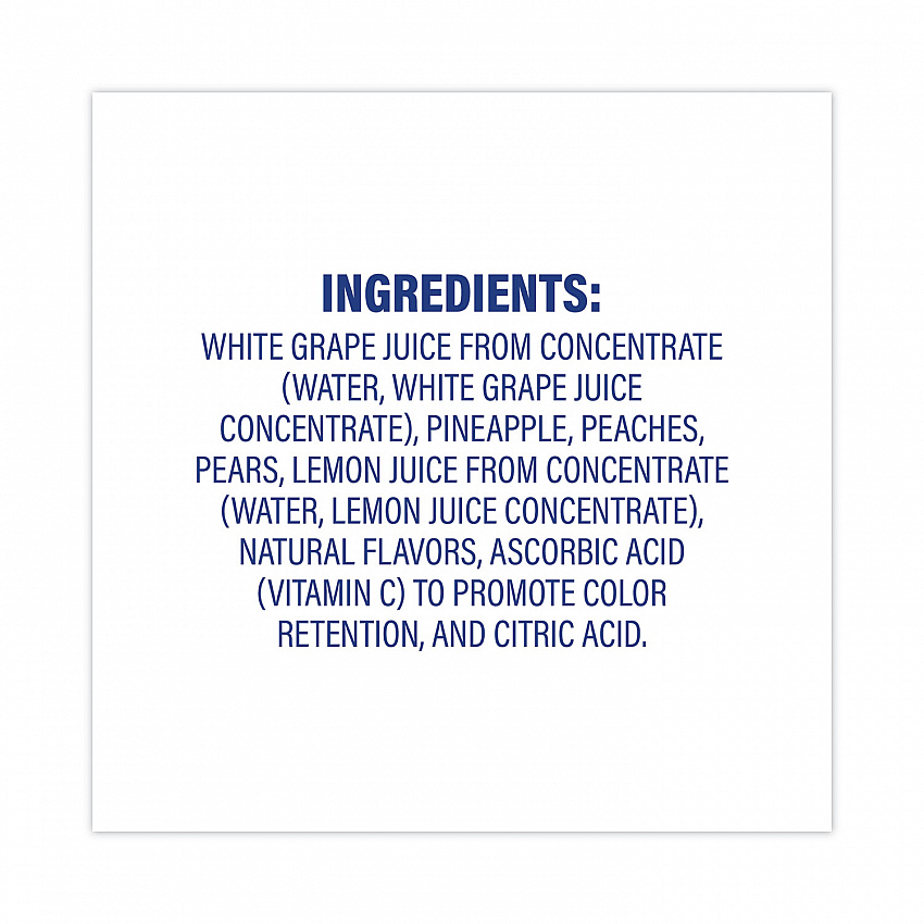 Mixed Fruit in 100% Fruit Juice Cups, Peaches/Pears/Pineapple, 7 oz Cup, 12/Carton (20902549)