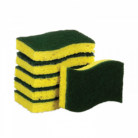Heavy-Duty Scrub Sponge, 4.5 x 2.7, 0.6