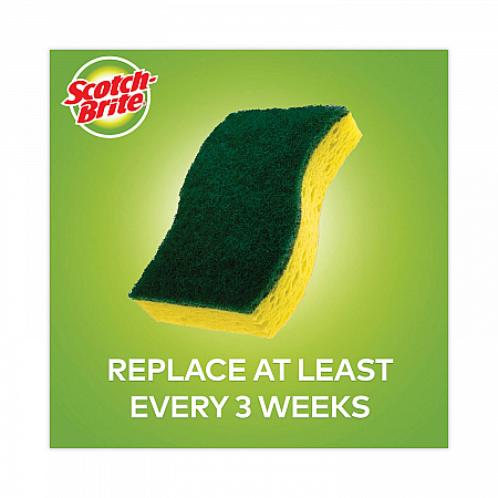 Heavy-Duty Scrub Sponge, 4.5 x 2.7, 0.6