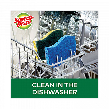 Heavy-Duty Scrub Sponge, 4.5 x 2.7, 0.6