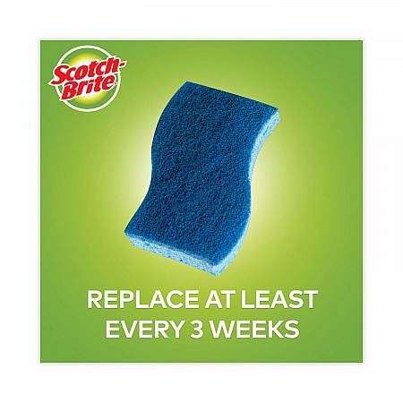 Non-Scratch Multi-Purpose Scrub Sponge, 4.4 x 2.6, 0.8