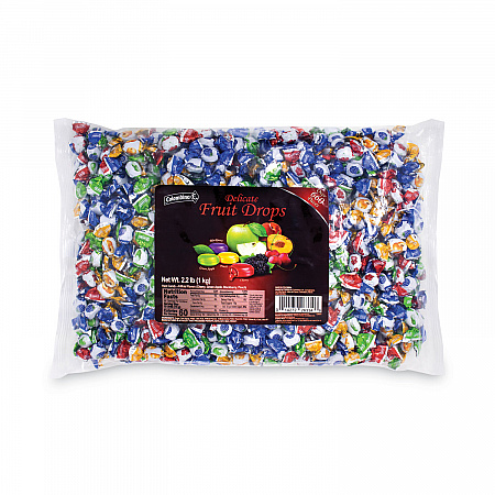 Delicate Fruit Drops Mini Fruit Filled Assortment, 2.2 lb Bag (26900002)