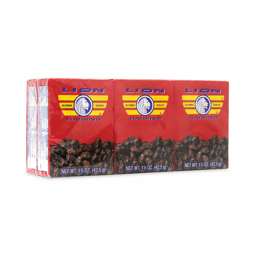 California Seedless Raisins, 1.5 oz Box, 6/Pack (30801001)
