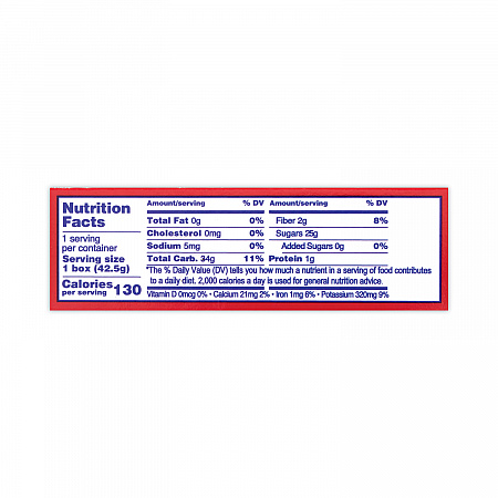 California Seedless Raisins, 1.5 oz Box, 6/Pack (30801001)