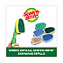 Soap-Dispensing Dishwand Sponge Refills, 2.9 x 2.2, Green, 2/Pack (4817RSC)