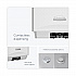 ICON Automatic Soap and Sanitizer Dispenser, 1.2 L, 8.06 x 14.18 x 4.75, White Mosaic (58714)