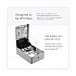 ICON Automatic Soap and Sanitizer Dispenser, 1.2 L, 8.06 x 14.18 x 4.75, Silver Mosaic (53694)
