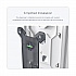 ICON Coreless Standard Roll Toilet Paper Dispenser, 7.18 x 13.37 x 7.06, Silver Mosaic (53696)