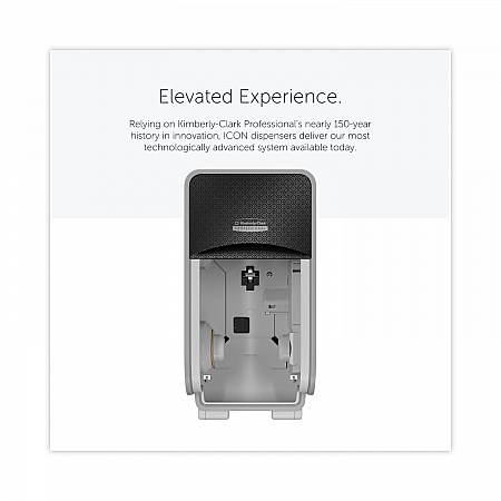 ICON Coreless Standard Roll Toilet Paper Dispenser, 7.18 x 13.37 x 7.06, Black Mosaic (58721)