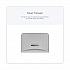 ICON Faceplate for Coreless Standard Roll Toilet Paper Dispenser, 4.25 x 6 x 1.5, Silver Mosaic (58761)