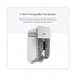ICON Faceplate for Coreless Standard Roll Toilet Paper Dispenser, 4.25 x 6 x 1.5, White Mosaic (58771)