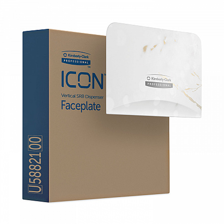 ICON Faceplate for Coreless Standard Roll Toilet Paper Dispenser, 4.25 x 6 x 1.5, Cherry Blossom (58821)
