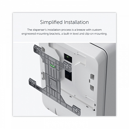 ICON Automatic Roll Towel Dispenser, 20.12 x 16.37 x 13.5, Brushed Gray (54254)