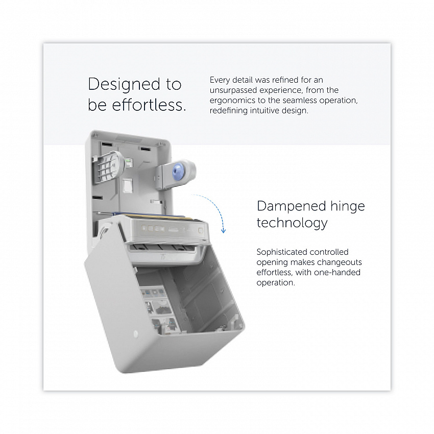 ICON Automatic Roll Towel Dispenser, 20.12 x 16.37 x 13.5, Brushed Gray (54254)