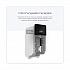 ICON Faceplate for Coreless Standard Roll Toilet Paper Dispenser, 4.25 x 6 x 1.5, Black Mosaic (58781)