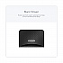 ICON Faceplate for Coreless Standard Roll Toilet Paper Dispenser, 4.25 x 6 x 1.5, Black Mosaic (58781)