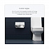ICON Coreless Standard Roll Toilet Paper Dispenser, 8.43 x 13 x 7.25, Silver Mosaic (53698)