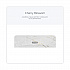 ICON Faceplate for Coreless Standard Roll Toilet Paper Dispenser, 3.56 x 12 x 1.5, Cherry Blossom (58822)