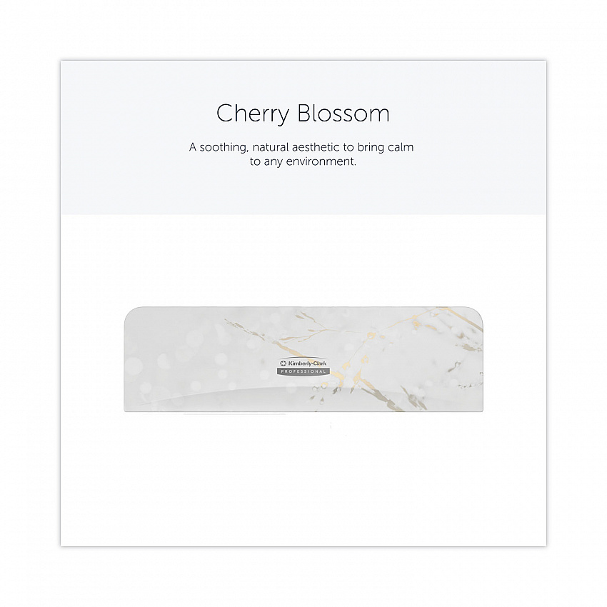 ICON Faceplate for Coreless Standard Roll Toilet Paper Dispenser, 3.56 x 12 x 1.5, Cherry Blossom (58822)