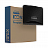 ICON Faceplate for Coreless Standard Roll Toilet Paper Dispenser, 4.25 x 6 x 1.5, Black Mosaic (58781)