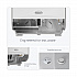 ICON Coreless Standard Roll Toilet Paper Dispenser, 8.43 x 13 x 7.25, White Mosaic (58712)