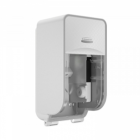 ICON Coreless Standard Roll Toilet Paper Dispenser, 7.18 x 13.37 x 7.06, White Mosaic (58711)