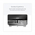 ICON Coreless Standard Roll Toilet Paper Dispenser, 8.43 x 13 x 7.25, Black Mosaic (58722)