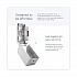 ICON Coreless Standard Roll Toilet Paper Dispenser, 7.18 x 13.37 x 7.06, White Mosaic (58711)